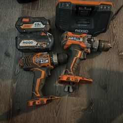 Rigid Tools Batteries And Charger