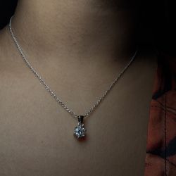 ✨ Iced Diamond Necklace – VVS1 Moissanite 