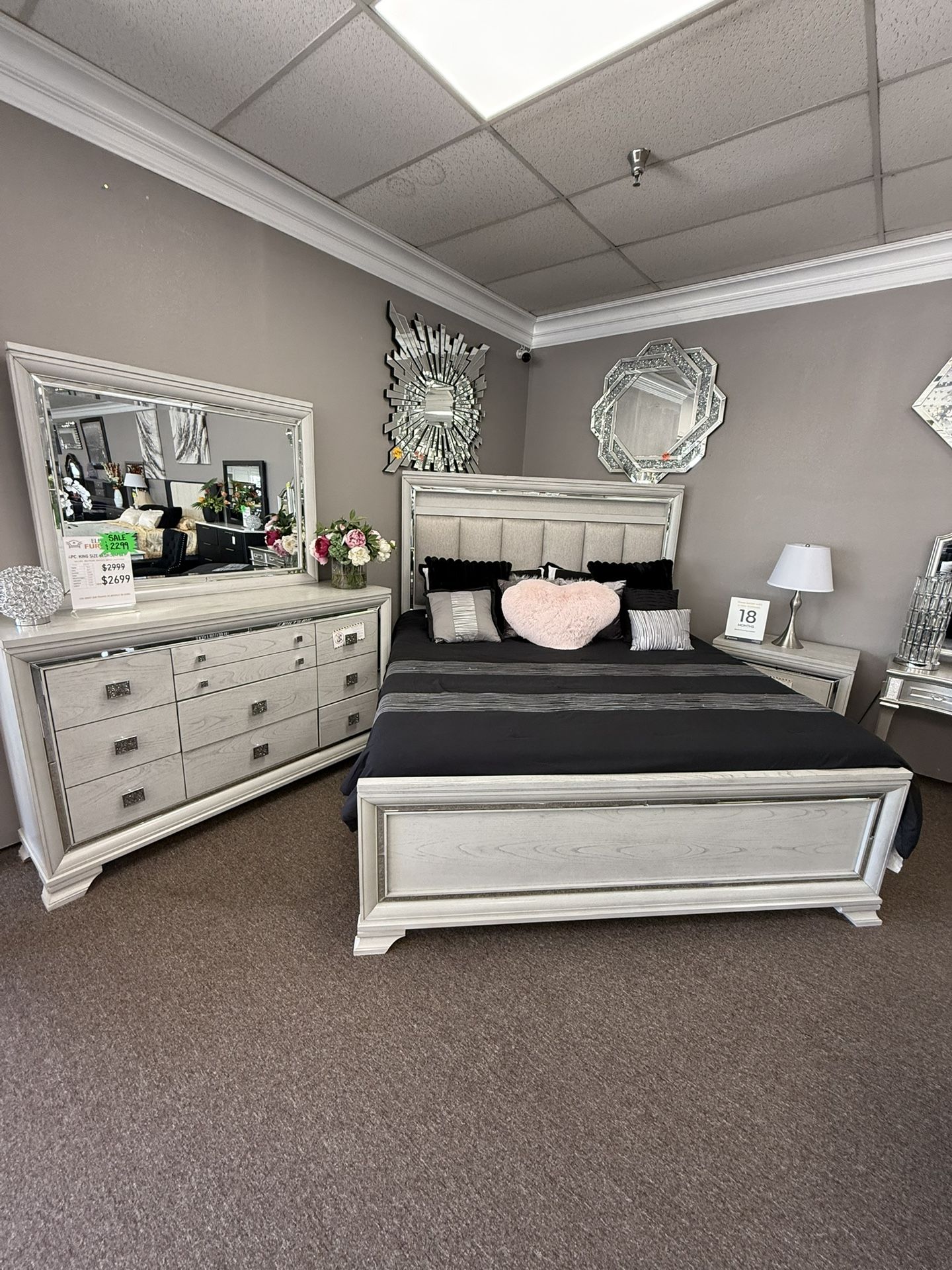 4 Pc King Bedroom Set