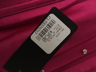 Xl/ fuchsia corset satin
