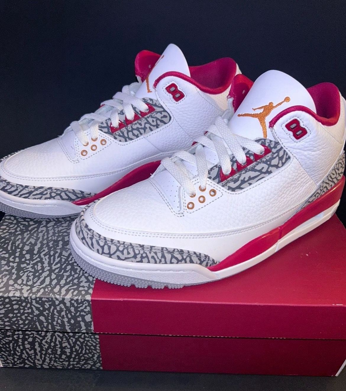 NEW Jordan 3 Cardinal