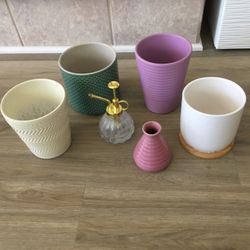 Ceramic Pots For Indoor Or Outdoor Plants All For $25