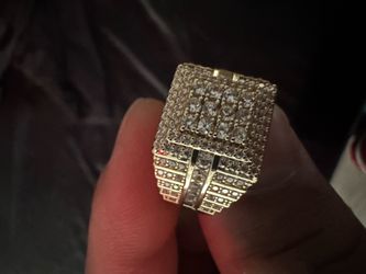 Large Moissanite ring