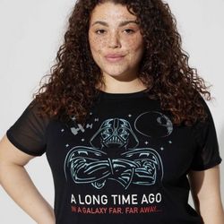 Lucas Star Wars Darth Vader Classic Fit Crew Neck Raglan Top