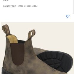 BLUNDSTONE MEN'S CLASSIC CHELSEA WORK BOOT ROUND TOE
