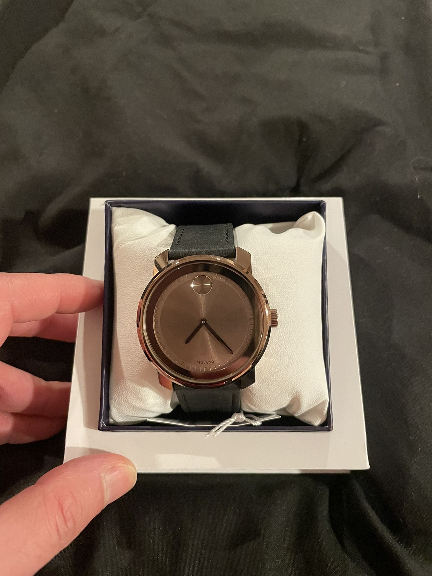 Movado Mens Black Watch for Sale in Orangeburg, NY - OfferUp