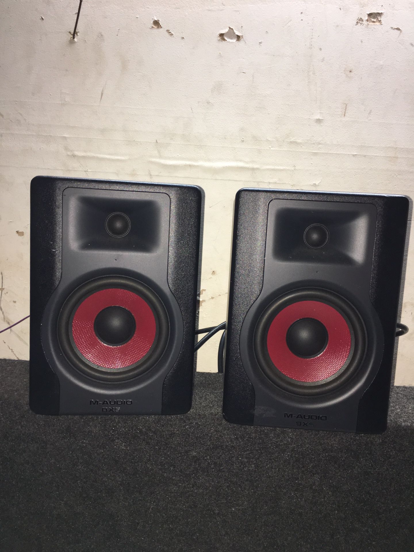 M Audio studio speakers