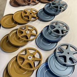 8mm Film Reels and Cases