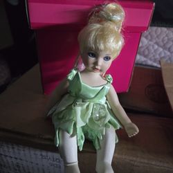 SIGNED NUMBERED BEAUTIFUL TINKER BELL PORCELAIN MARIE OSMOND DOLL #484