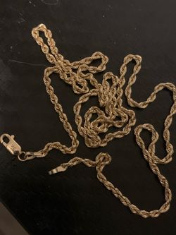 14k gold chain rope Michael Anthony