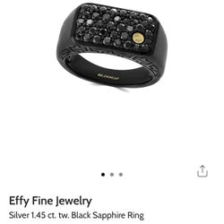 Effy Black Sapphire Ring