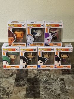Dragon ball z funko pop lot