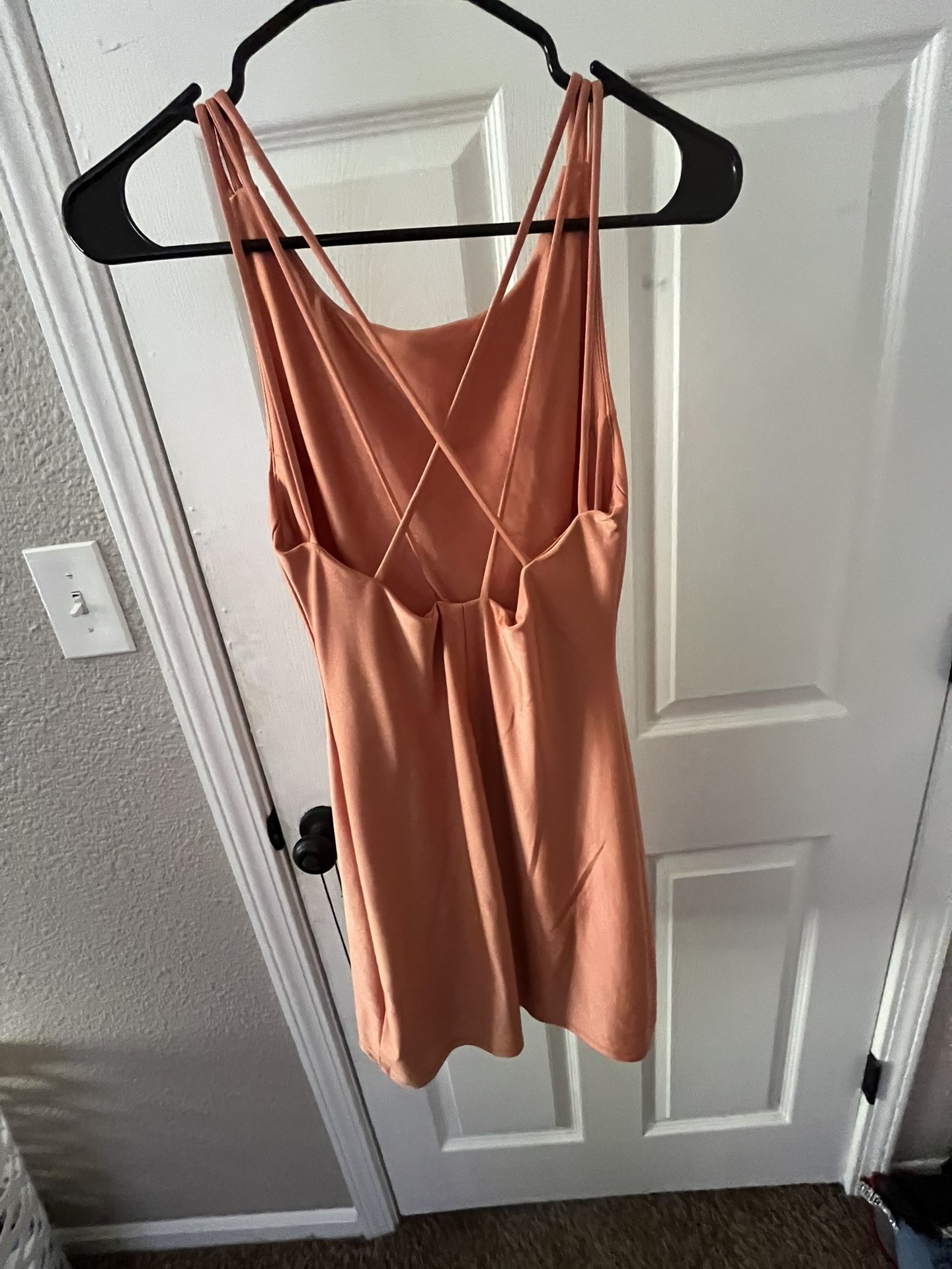 Orange Mini Dress