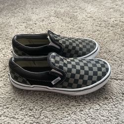 Classic Vans Old Skool Checkered Slip On Sk8 Shoes Unisex Size 3 