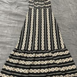Printed Square neck Maxi Dress
