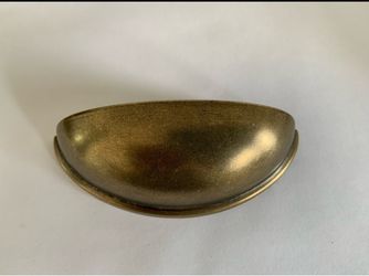 Modern Cabinet Hardware 3-11/16" (93mm) Bin Cup Drawer Handle Pull, 3" Inch (76mm) Hole Centers-9 pack