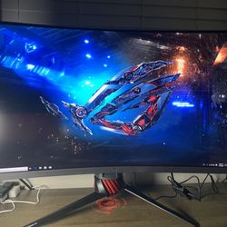 Rog 32 Inch 2k 144hz Curved Monitor 
