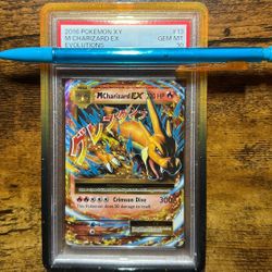 M Charizard EX PSA 10 Slabs [limited Guard Not Included]