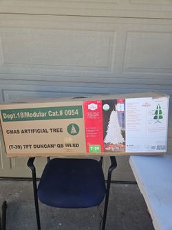 Holiday Time 7ft Pre-Lit White Artificial Christmas Tree