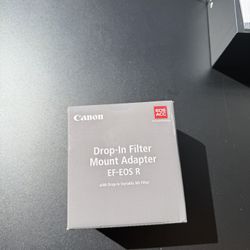 Canon EF-EOS R Drop-In Filter Mount Adapter with Variable ND Filter