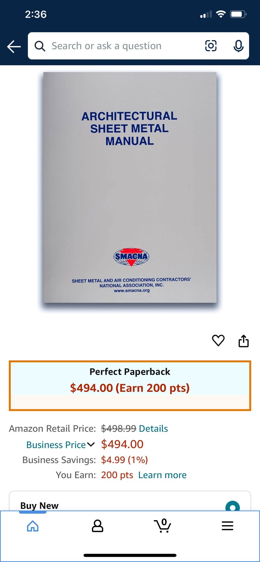 Architectural Sheet Metal Manual 7th Edition, Tabs And Highlights.