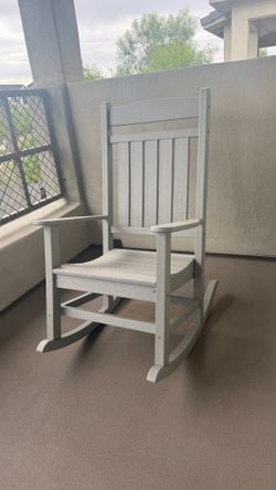 Gray Rocking Chair