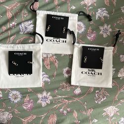  Coach Earrings