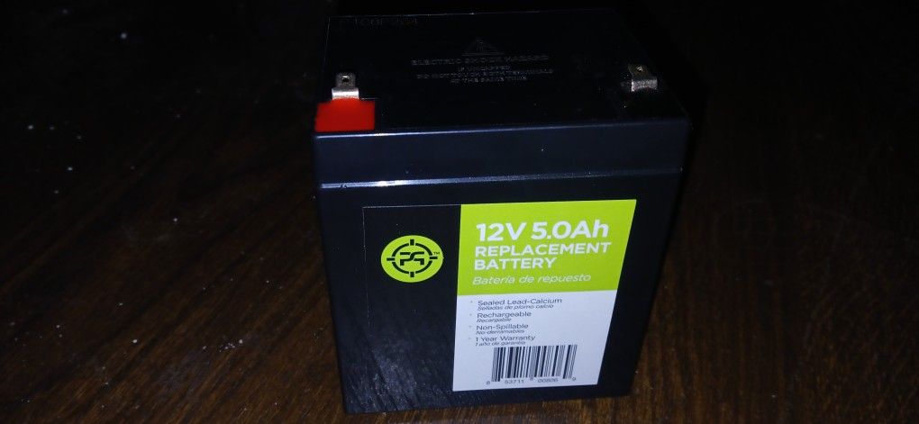 12v 5.0ah Battery
