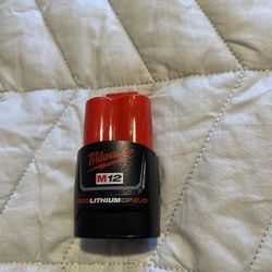 Milwakee 12 Volt Battery 2.0