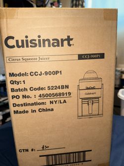 Cuisinart Citrus squeeze juicer Brand New In Box