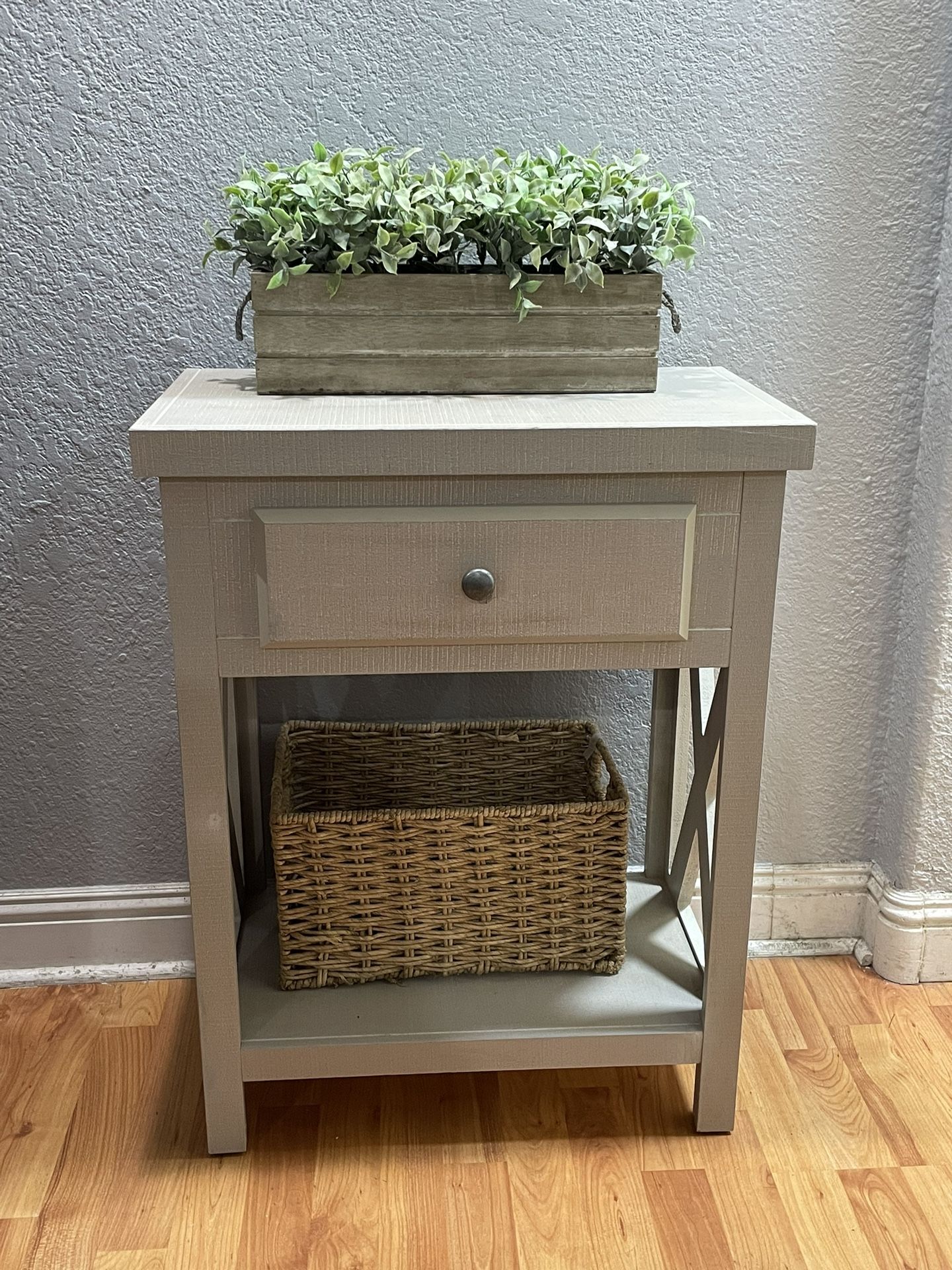Gray Nightstand