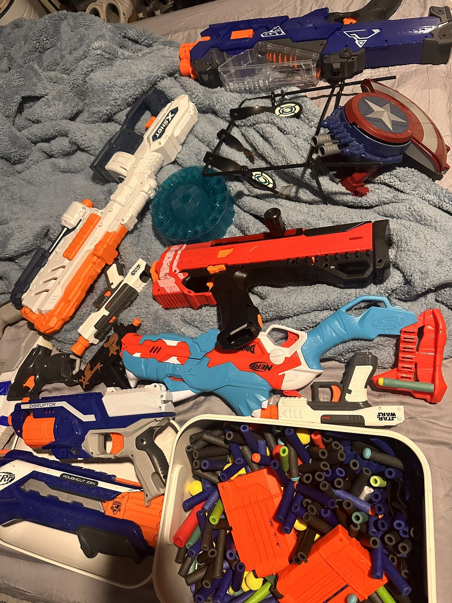 Nerf Guns And Foam Bullets 