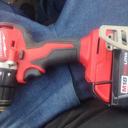 M18 Milwaukee Drill & Battery No Charger