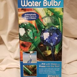 Ser Of 2 New Glass Water Bulbs
