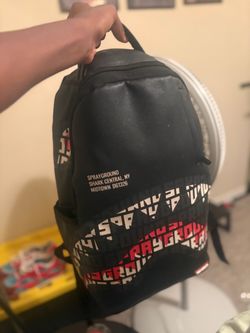 Spray ground backpack