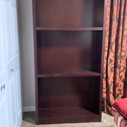 Solid Wood Display and Bookshelf 