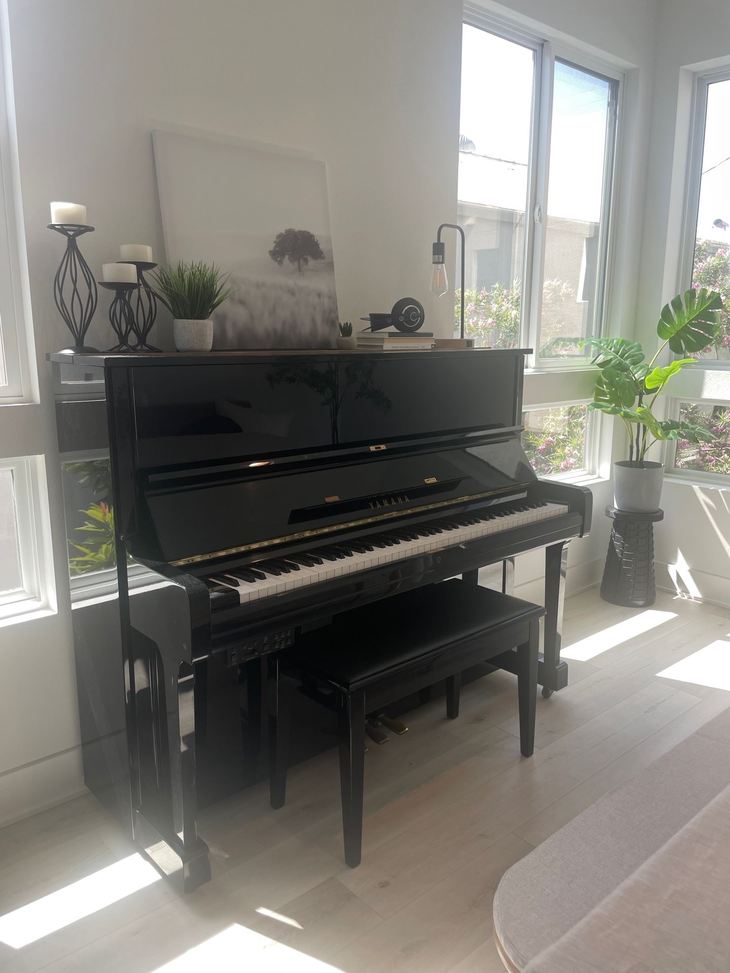 Yamaha U1 Silent System Upright Piano