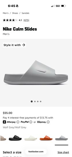 Nike Slides Men Size 10