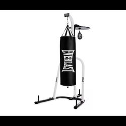 Everlast  power core dual bag and stand with punching Bag 
