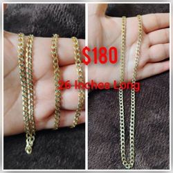 925 Sterling Silver Chains/Cadenas De Plata 925