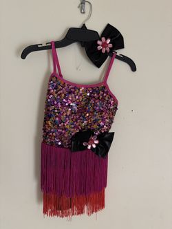 Girl Dance Dress Or Costume Child Size Medium