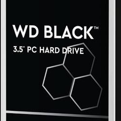 (New) WD Black 4tb Hard Drive 