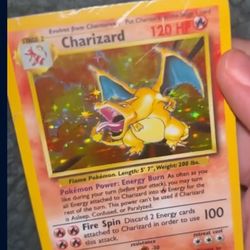 Charizard 90s Pokemon Card 
