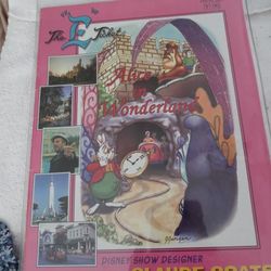 Walt Disney Alice In Wonderland The E-ticket Excellent Condition