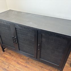 Black cabinet