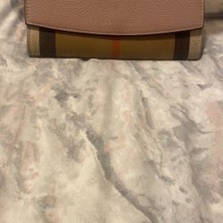 Burberry Pink Wallet Authentic