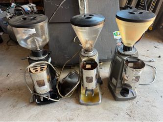 3 mazzer espresso grinders