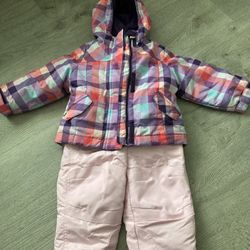 Girls Bib Pants Size 12 Months - Jacket Size 18 Months 