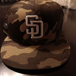 San Diego Padres Camo 7 5/8