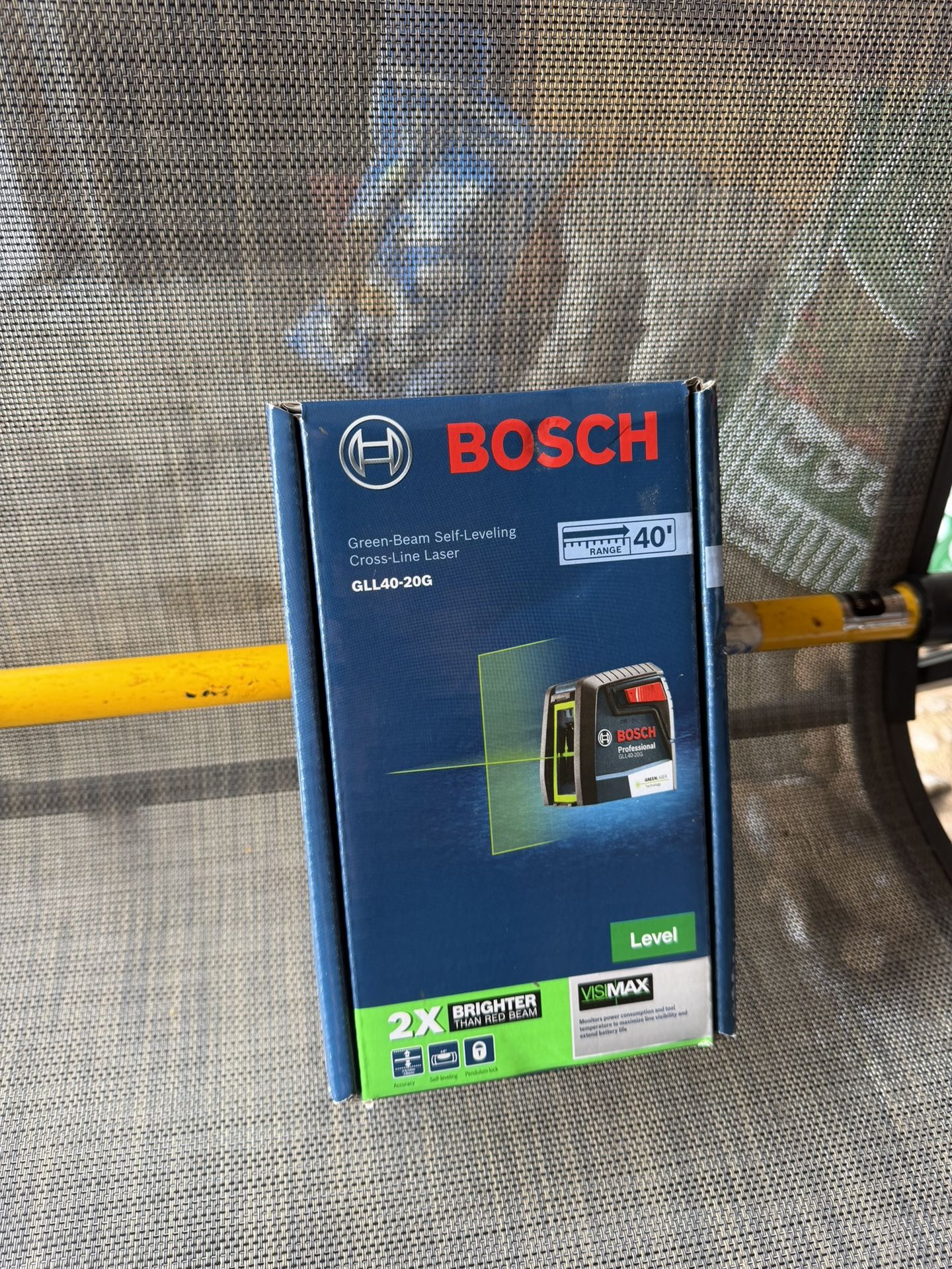 Bosch GLL40 20G Green Beam Self Leveling Cross Line Laser 40’ Range Brand New 